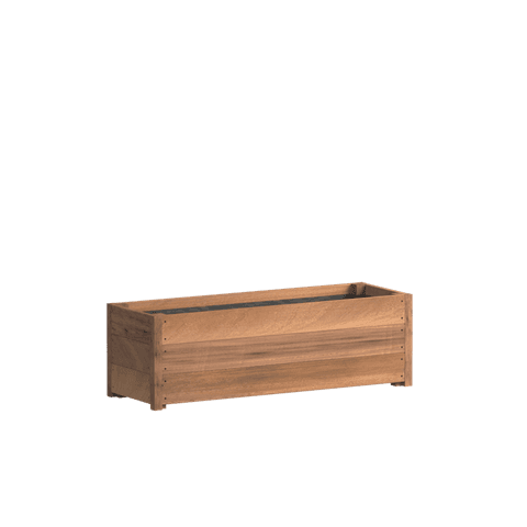 Adezz: Sevilla HS25.2 Plantenbak 120x40x38cm - Hardhout