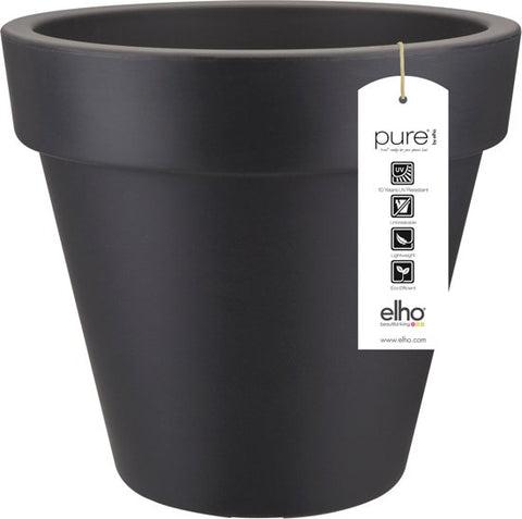 Elho: Pure Round Plantenbak 40 cm  -  Antraciet